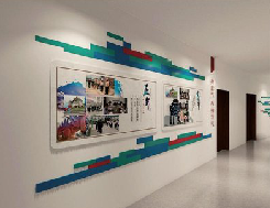 通山企业文化墙用什么材料好？